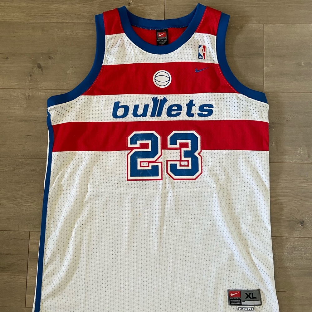 NIKE MICHAEL JORDAN WASHINGTON BULLETS JERSEY